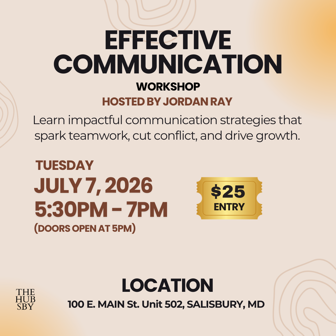 The Hub SBY - Effective Communication (Hosted by Jordan Ray) image